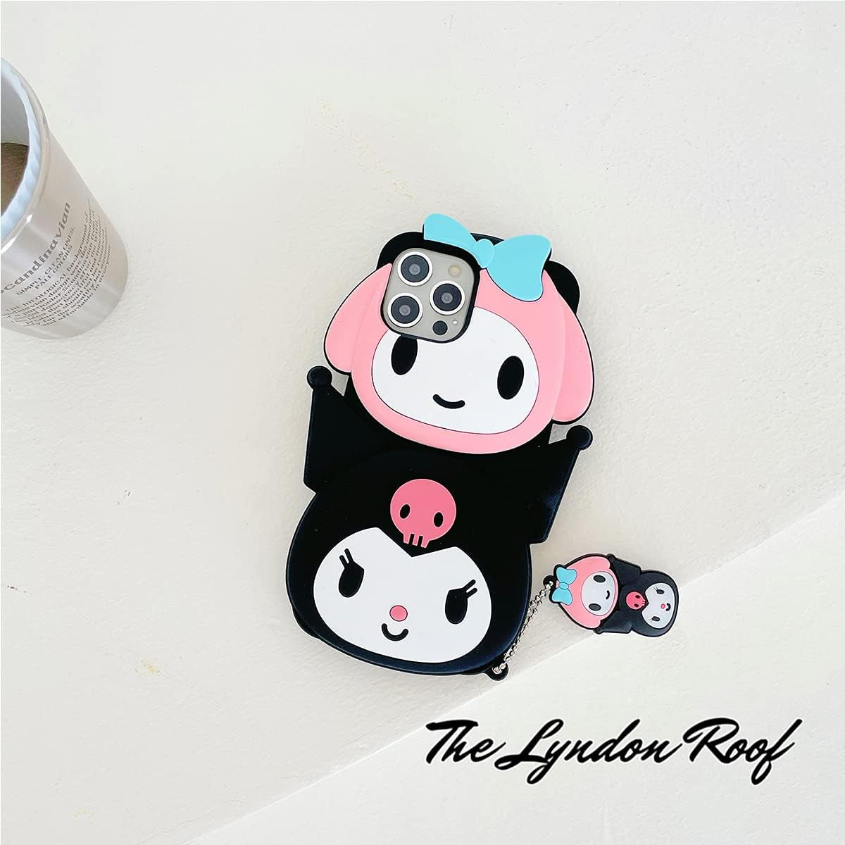 TXGOT for Iphone 11 Pro Max Case 3D Cartoon Kuromi and My Melody Kawaii Cute Fun Funny Silicone Design Fashion Cool Unique Phone Cases (For Iphone 11 Pro Max 6.5 Inch)